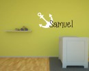 Anchor Customised Name Decal Anchor Customised Name Cartoon Decal For Nursery